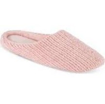 Charter Clubs Chenille-Knit Scuff Slippers, Size Small - $13.86