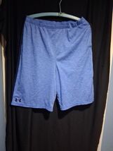 Under Armour Shorts Youth Xl Athletic Blue Heat Gear Blue Pockets - $14.04 CAD