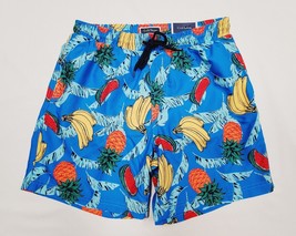 7&quot; Club Room Quick Dry Blue Combo Multicolor Fruit Swim Trunks Shorts S M L Xl - £11.97 GBP