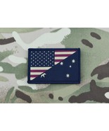 Subdued US/Australia Stars &amp; Stripes/Australia Flag Morale Patch ADF SOT... - $162.21 MXN