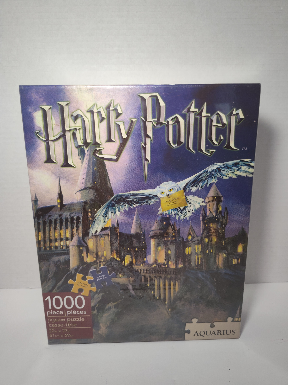 Aquarius Harry Potter Hogwarts Castle 1000 Piece Jigsaw Puzzle 20&quot;x27&quot; S... - $12.86
