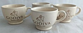 Vintage Godiva Belgium 1926 Hot Chocolate Coffee Tea Mug Cup Set of 4 - £19.78 GBP