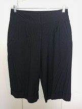 OLD NAVY LADIES LOW WAIST BLACK STRETCH CROPPED PANTS-8-POLY/RAYON/SPAND... - $5.89