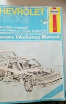 1987 thru 1985   Haynes Chevy Citation 151 173  Automobile Repair Shop #... - £25.30 GBP