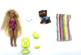 Polly Pocket 2007 Ultimate Pool Party With Polly and Dog Incomplete - $9.95