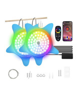 2 LED Smart Starfish Pool Light Underwater Waterproof RGB App &amp; Remote C... - $34.64