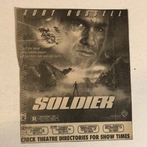 Soldier Vintage Movie Print Ad Kurt Russell TPA10 - £4.66 GBP