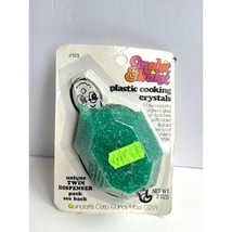 Vintage Makit &amp; Bakit Emerald Green Baking Crystals – Open Pack (~85% Full) - $259.09 MXN