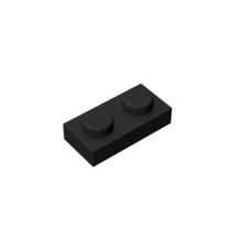 100pcs Part 3023 Brick 1x2 Black Building Pieces Parts Classic Blocks Bricks - £13.70 GBP