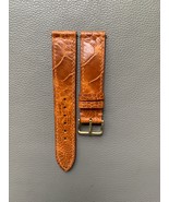 Beige Genuine Ostrich Leather Watch Strap Band Custom Size 16 17 18 19 2... - $48.00