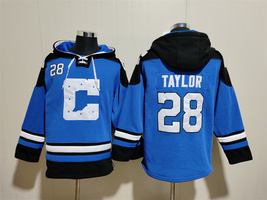 Jonathan Taylor Colts Royal Lace-Up Pullover Jersey Hoodie  - $59.25