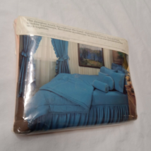 Vintage At Home With Color Connection Full Fitted Sheet No Iron Pink/Peach - £13.97 GBP