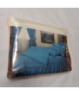 Vintage At Home With Color Connection Full Fitted Sheet No Iron Pink/Peach - £14.00 GBP