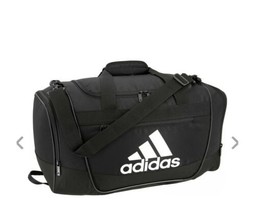 BLACK/WHITE adidas Defender III Small Duffle Bag (A) M11 - $148.49