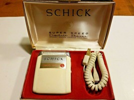 Vintage 1960s Working  Schick Super Speed Electric Shaver Original Packaging - $19.99