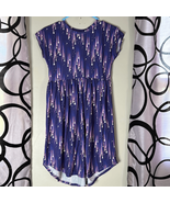 Upper Looper girls, size 12, shooting stars, short sleeve dress - $261.22 MXN