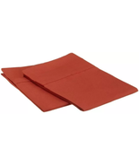 Rust / Orange 1200 PILLOWCASES - 2 Pillow Cases Per Set. King Size Stand... - $46.28 CAD