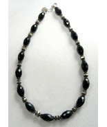 Bold &amp; Beautiful Jet Black Necklace by Nutty Necklace (#11256) - $855.30 MXN
