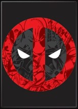 Marvels Deadpool 30th Eyes Logo Art Image Refrigerator Magnet NEW UNUSED - £3.13 GBP