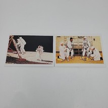 Norman Rockwell Post Cards Man on Moon Astronauts 1996 Lot of 2 Postcards  - £3.18 GBP