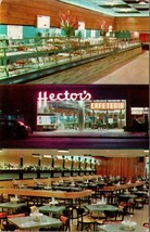 Hector&#39;s Restaurant Multi View New York City NY NYC UNP Chrome Postcard B11 - £5.52 GBP