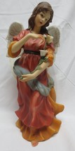 Vtg O’Well Grandeur Noel Nativity Angel Large Porcelain Christmas  Figurine - £15.46 GBP