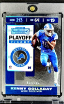 2019 Panini Contenders Season Playoff Ticket #74 Kenny Golladay /175 Lions - £2.64 GBP