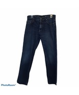 Aeropostale Straight Cut Five Pockets Blue Jeans Young Men&#39;s Size 32 Ins... - $297.84 MXN