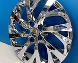 ONE SINGLE 2017-2019 TOYOTA COROLLA LE STYLE # 528-16C 16&quot; CHROME HUBCAP... - £14.14 GBP