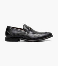 Stacy Adams Madsen Moc Toe Bit Slip On Shoes Black 25672-001 image 5
