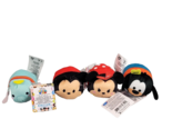 CLASSIC Disney TSUM TSUM- Mickey, Minnie, Goofy, Dumbo- 3&quot; Mini Plush LO... - £9.73 GBP