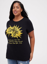 TORRID Slim Fit Graphic Crew Tee Coming To America Soul Glo Plus Size 2 (18-20) - £13.76 GBP