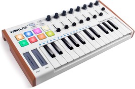 Midi Controller, Lotmusic Worlde Tuna Panda Mini 25 Keys Portable Usb Midi - £64.92 GBP