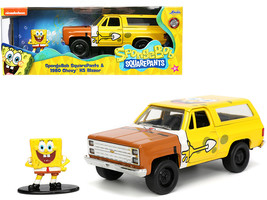 1980 Chevrolet K5 Blazer with SpongeBob SquarePants Diecast Figurine &quot;Hollywood  - $26.19