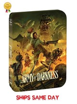  Army of Darkness Limited Edition Steelbook 4K Ultra HD + Blu-ray Horror NEW - £23.88 GBP