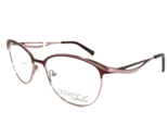 Serafina Eyeglasses Frames HARRIET Burgundy Red Burgundy Rose Gold 54-16... - $50.95