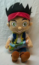 Disney Jr. Jake And The Neverland Pirates Jake Pirate 15&quot; Plush Stuffed Toy - £15.91 GBP