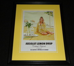 2011 Absolut Lemon Drop Ali Larter Framed 11x14 ORIGINAL Advertisement - $34.64