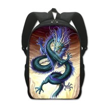 Asian Dragon Backpack Women Harajuku Rucksack Children School Bags for Teenager  - £28.38 GBP