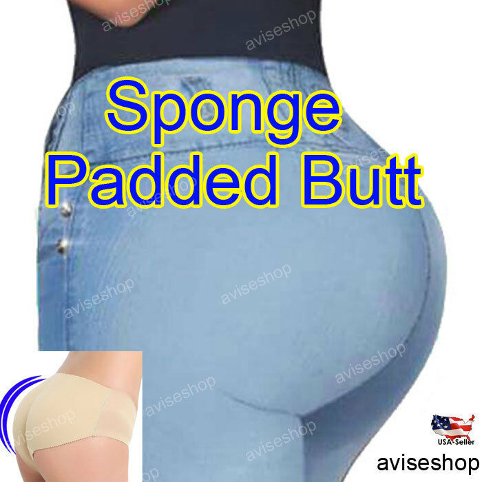 Sponge Butt Padded Seamless Underwear Bum Butt Lift Enhancer Brief Light Panty