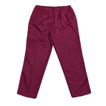 Alia Women&#39;s Casual Pull On Pants ~ Sz 18 ~ Pink / Magenta ~ Elastic Waist - £13.74 GBP