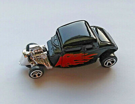 Maisto 1934 Ford Hot Rod Car, Black with Flames, Just Out of Package Con... - $2.96