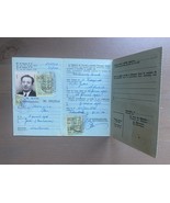Old Vintage Document Belgium Work Permit Card 1962 - $15.45 CAD