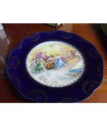 Sevres Guido Reni’s “Aurora”, collector plate, cobalt blue and gold, sig... - $242.55