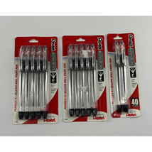 Lot of Pentel Pens R.S.V.P. Black Ink Fine Comfort Zone Grip Office Supp... - $17.41