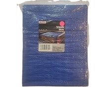 NIP Tool Bench Hardware 4' x 6' Blue Tarpaulin  - $3.65