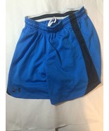 Under Armour HeatGear UA Womens Trophy 5&quot; Shorts 1243121 Electric Blue/ ... - $14.55