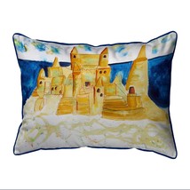 Betsy Drake Sand Castle Extra Large Zippered Pillow 20x24 - £49.31 GBP