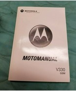 Motorola V330 GSM Mobile Cell Wireless Phone User Owner&#39;s Manual Guide B... - £8.70 GBP