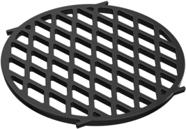 Round Cooking Grate Porcelain-Enameled Cast-Iron For 22.5&quot; Weber Charcoa... - $36.05